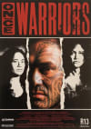 Film poster for Once Were Warriors, featuring intense expressions and themes of mental health and societal issues.