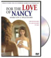 DVD cover of *For the Love of Nancy*, depicting a woman in front of a mirror, highlighting themes of mental health and self-discovery.