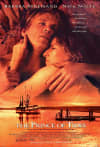 Film poster for The Prince of Tides, featuring two characters in an emotional embrace, with a coastal scene in the background.