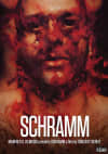 Movie poster for Schramm, depicting a face with intense visual elements, exploring themes of mental health and psychiatric disorders.