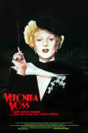 Movie poster for Veronica Voss, featuring a woman in a dramatic outfit, exploring themes of mental health and identity.