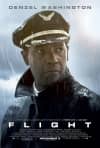 Denzel Washington portrays a troubled pilot in the movie Flight, exploring themes of addiction and mental health.