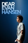 Young man in a light blue shirt with a broken arm, titled Dear Evan Hansen, exploring themes of mental health and connection.