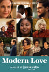 Collage of scenes from Modern Love, showcasing diverse characters exploring relationships and mental health themes.