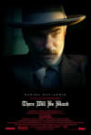 Portrait of a man in a hat from the movie 'There Will Be Blood,' highlighting themes of ambition and mental struggle.