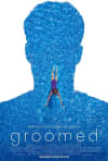 Movie poster for *Groomed*, featuring a swimmer diving into water against a blue background, highlighting themes of mental health.
