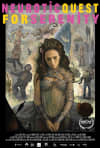 Alt text: Movie poster for 'Neurotic Quest for Serenity' featuring a contemplative woman in a surreal landscape.