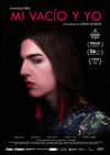Movie poster for Mi vacío y yo, featuring a side profile of a woman with long hair and a contemplative expression.