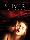 Movie poster for Sliver, featuring a couple in an intimate moment, depicting themes of obsession and privacy.