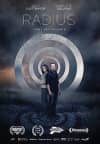 Movie poster for Radius, featuring the main characters surrounded by a mysterious circular graphic.