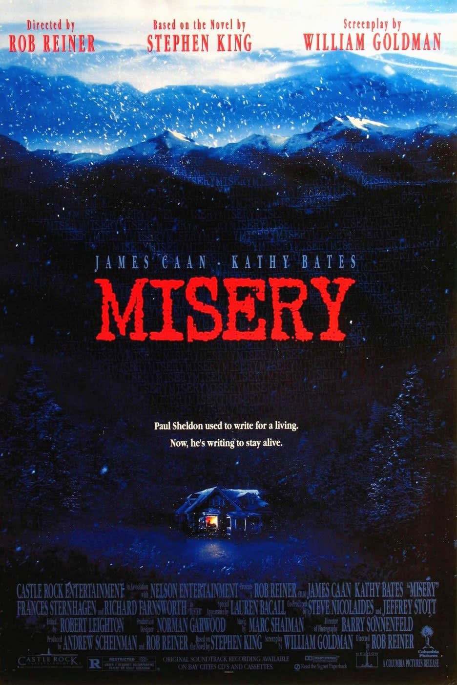 Explore the intense psychological thriller Misery, where a writer's survival depends on his relationship with an obsessive fan played by Kathy Bates.