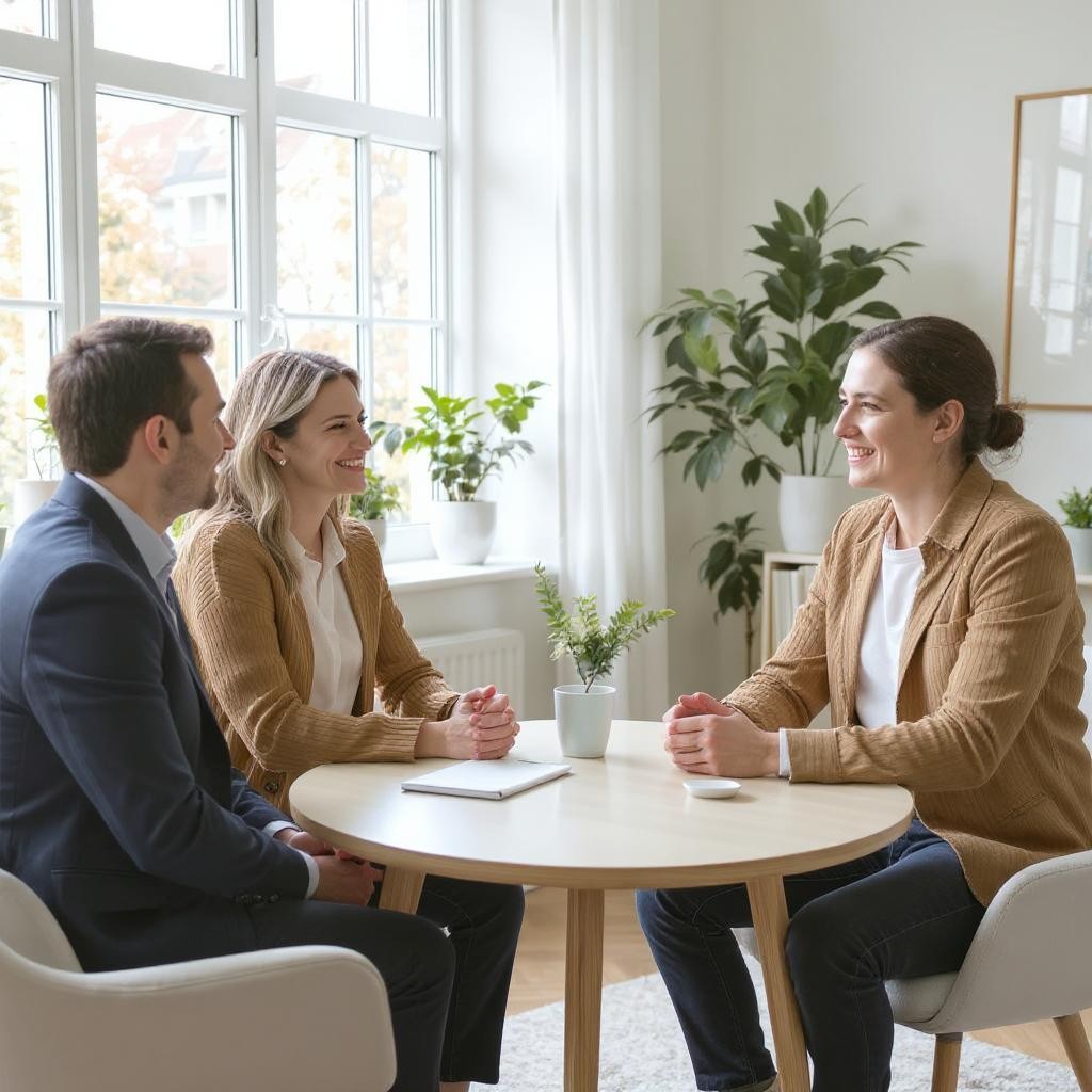 Couple at marriage counseling