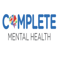 Colorful logo of Complete Mental Health, representing a commitment to mental health services and well-being.