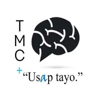 Logo of The Millennial Coach featuring a brain illustration and the phrase Usap tayo emphasizing mental health conversations.