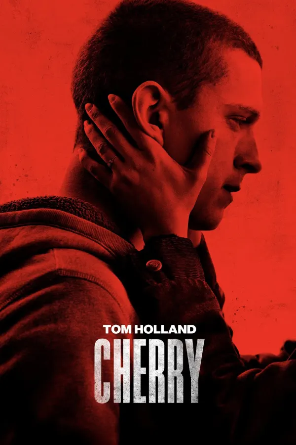 Tom Holland in *Cherry*, a film exploring posttraumatic stress disorder after the character's traumatic experiences.