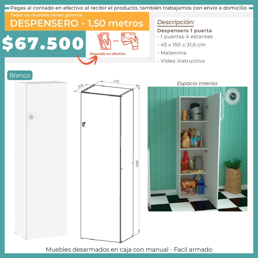 DESPENSERO 150 1 PUERTA