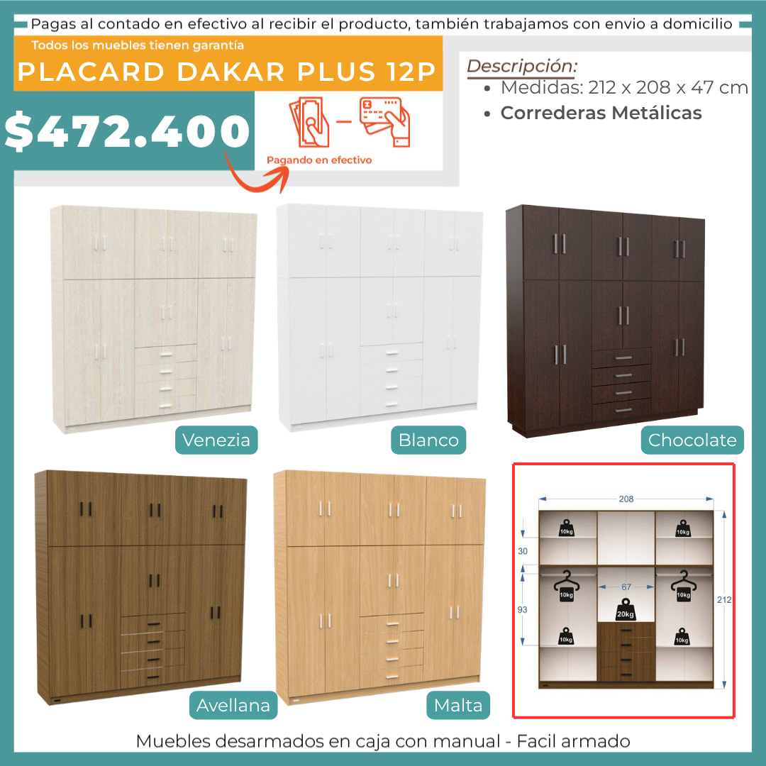 PLACARD DAKAR PLUS 12P