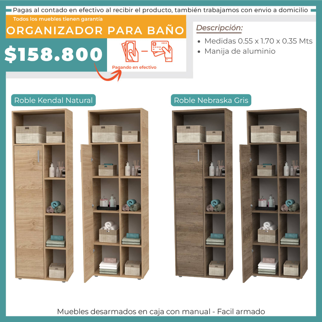 ORGANIZADOR PARA BAÑO