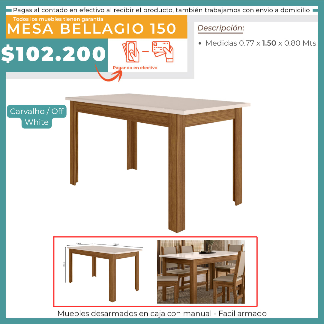 MESA BELLAGIO 150 2