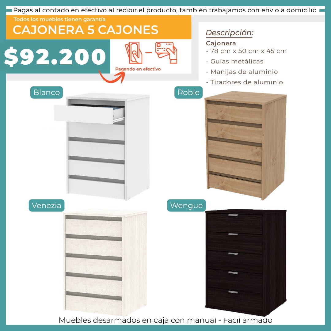 CAJONERA 5 CAJONES