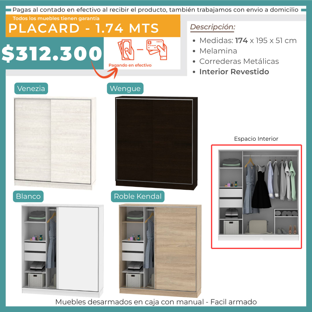 PLACARD CORREDIZO 1.7