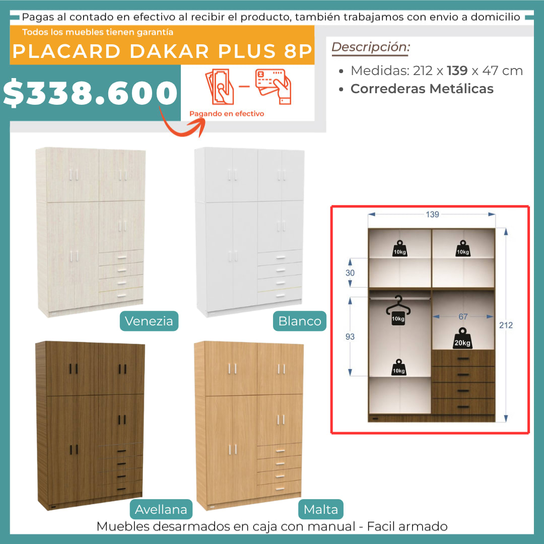 PLACARD DAKAR PLUS 8P