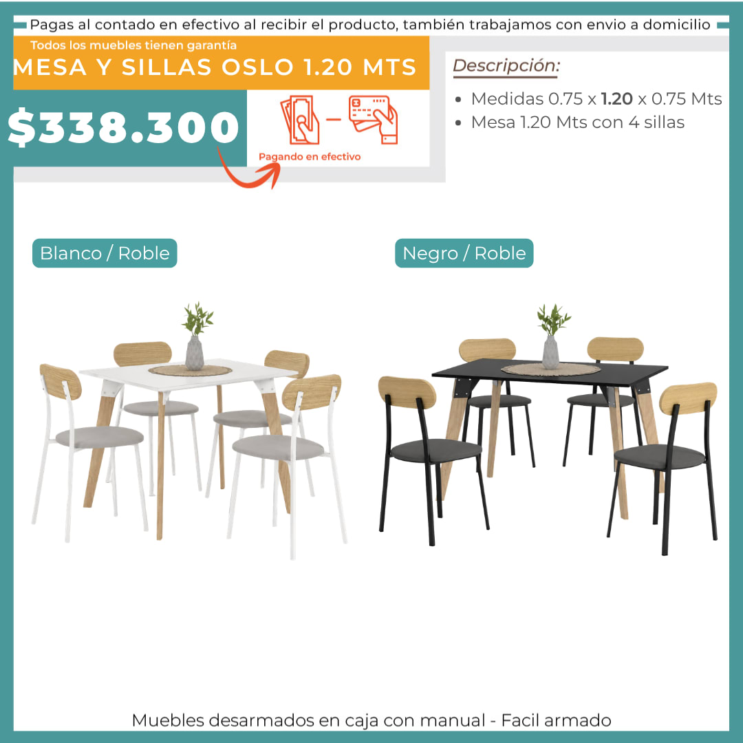 COMEDOR OSLO 120