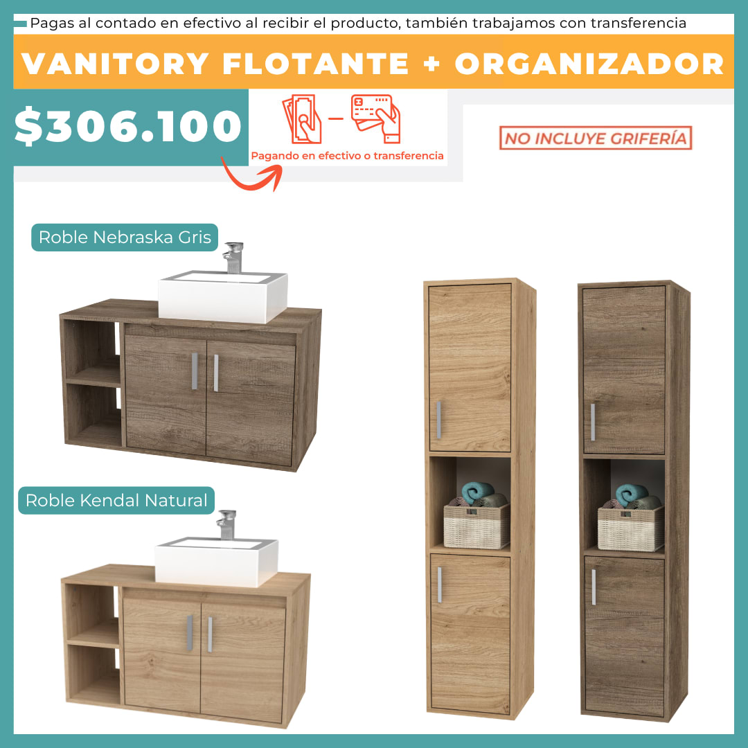 VANITORY 0.8 + ORGANIZADOR