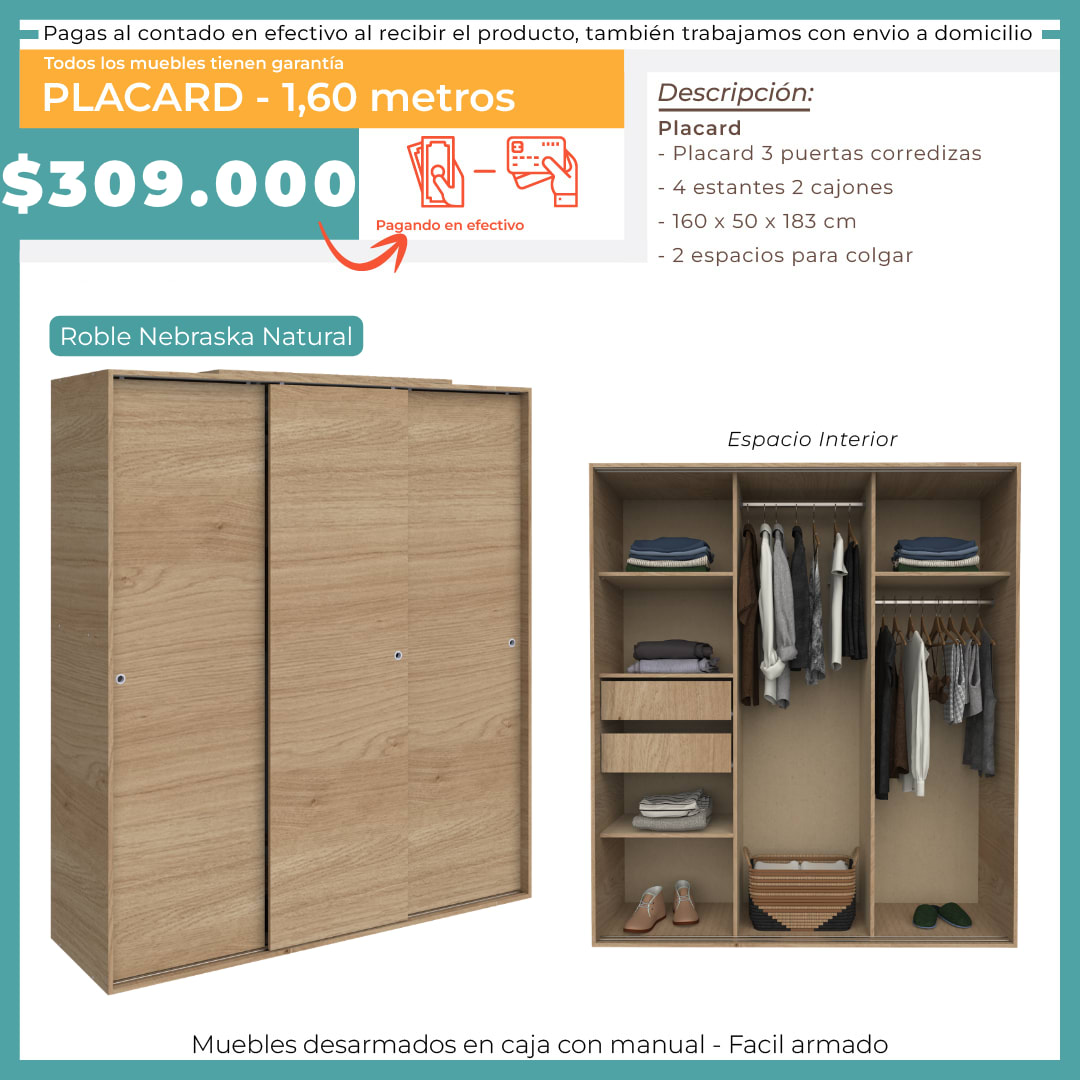 ROPERO 1.6 CORREDIZO