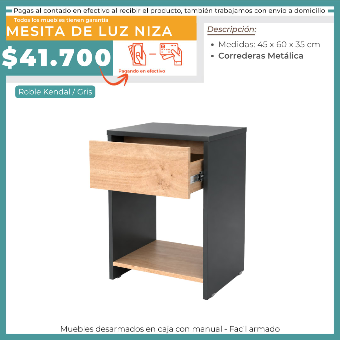 MESA DE LUZ NIZA