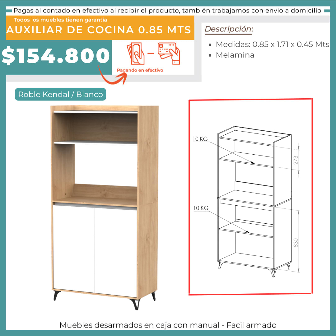 AUXILIAR DE COCINA 0.85