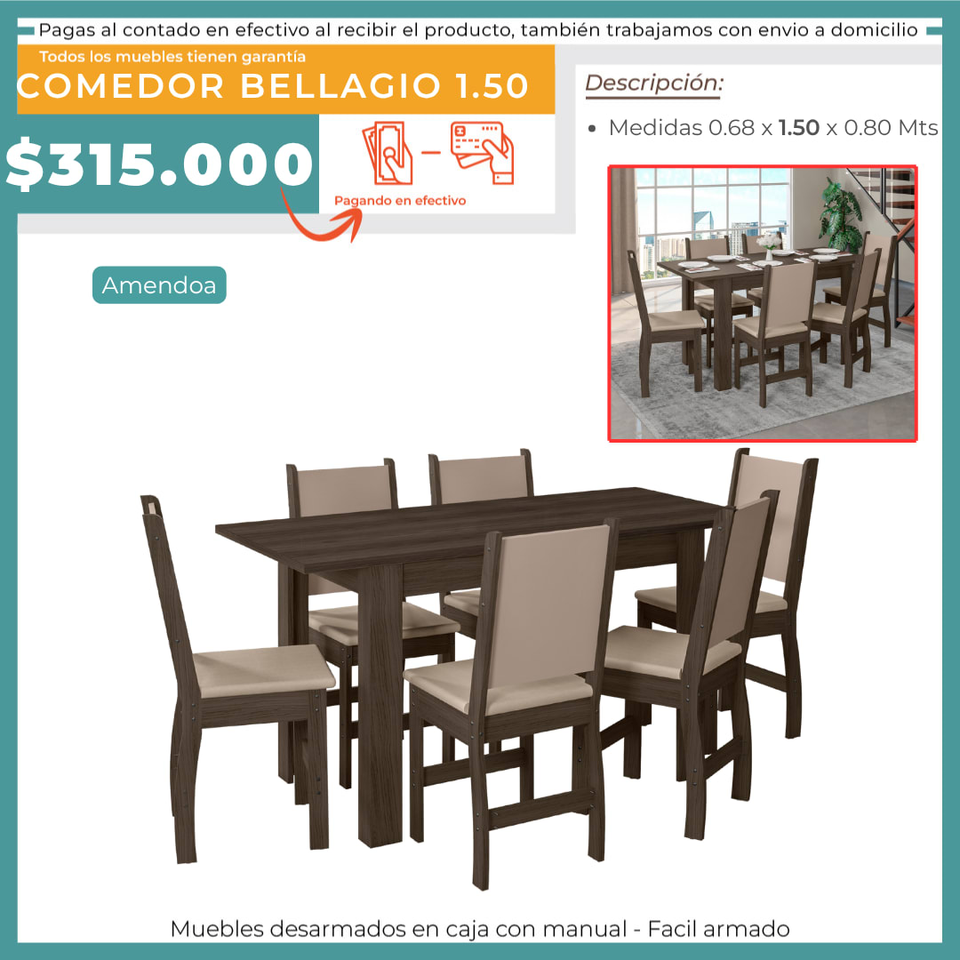 COMEDOR BELLAGIO 150