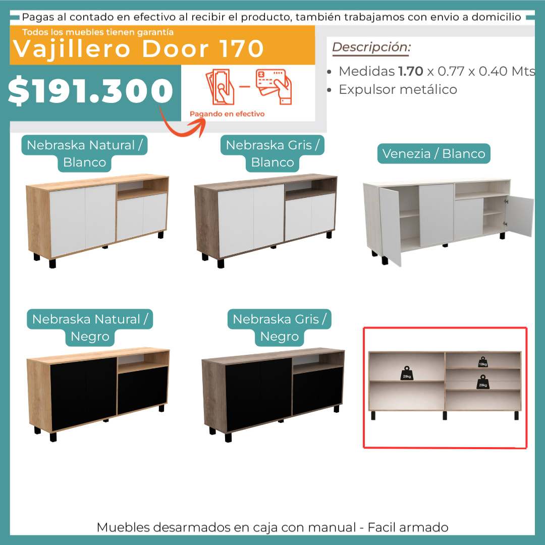 VAJILLERO DOOR 170