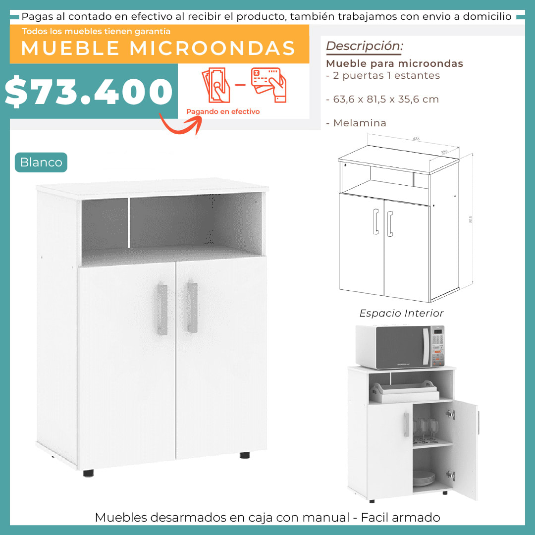 MUEBLE MICROONDAS