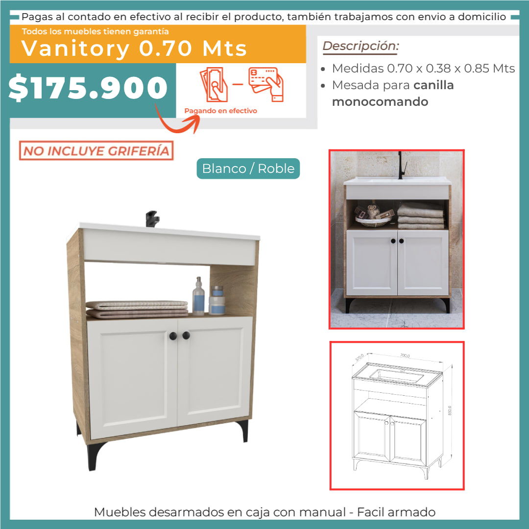 VANITORY 0.70 CON PATAS 2