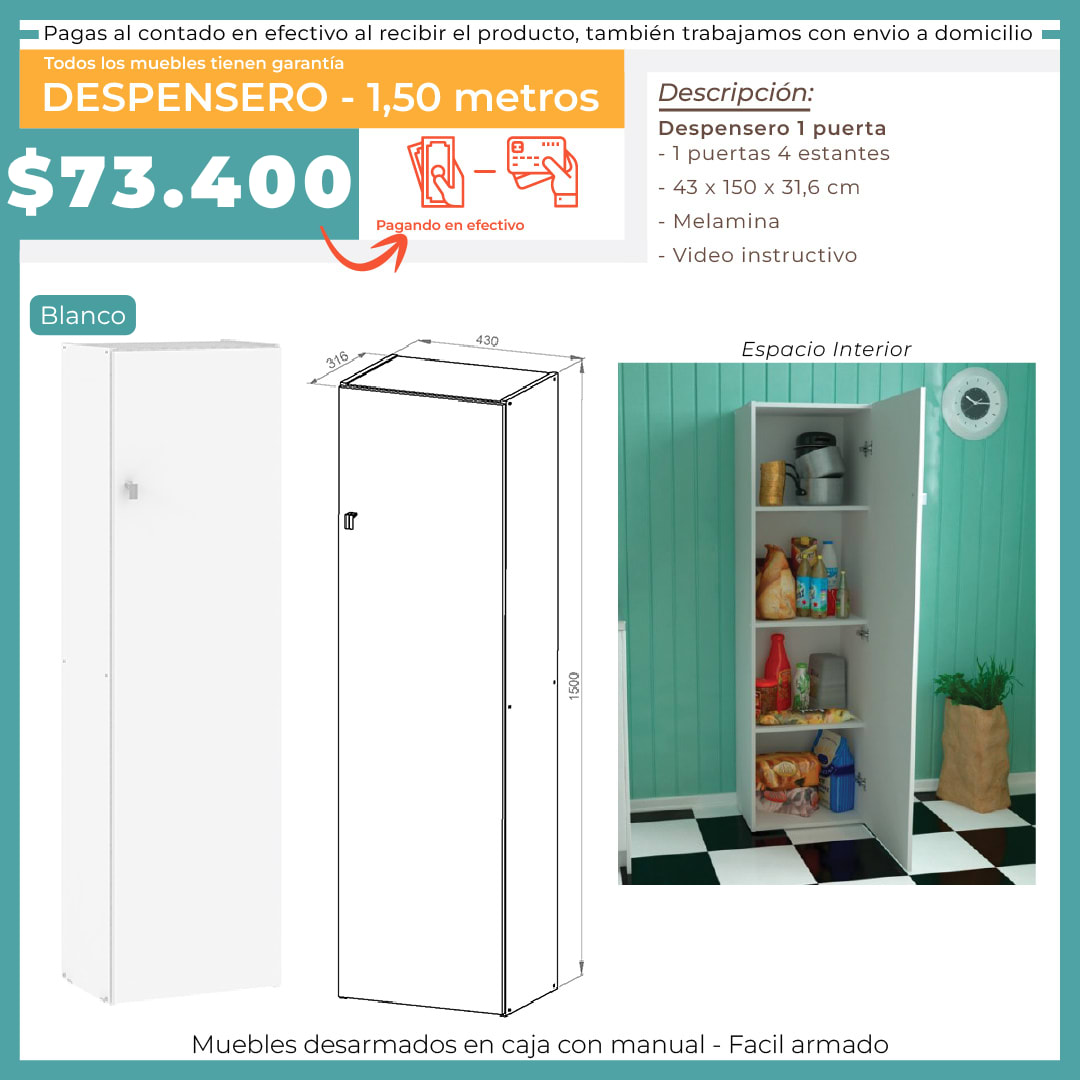 DESPENSERO 150 1 PUERTA