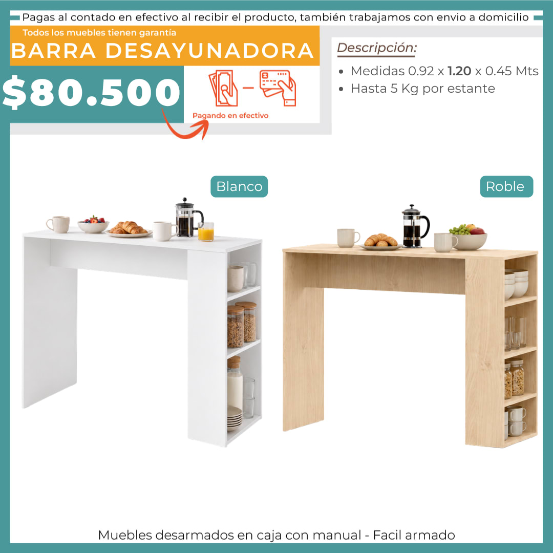 BARRA DESAYUNADORA
