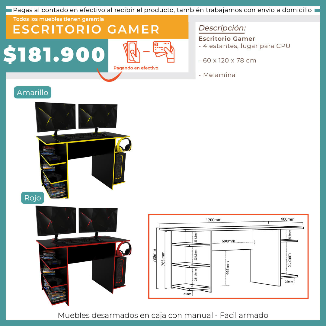 ESCRITORIO GAMER
