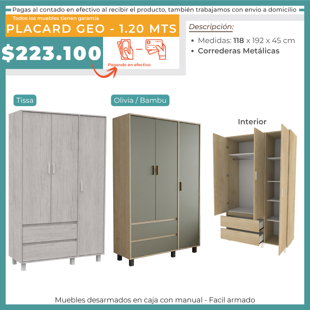 PLACARD GEO - 1.20 MTS 2