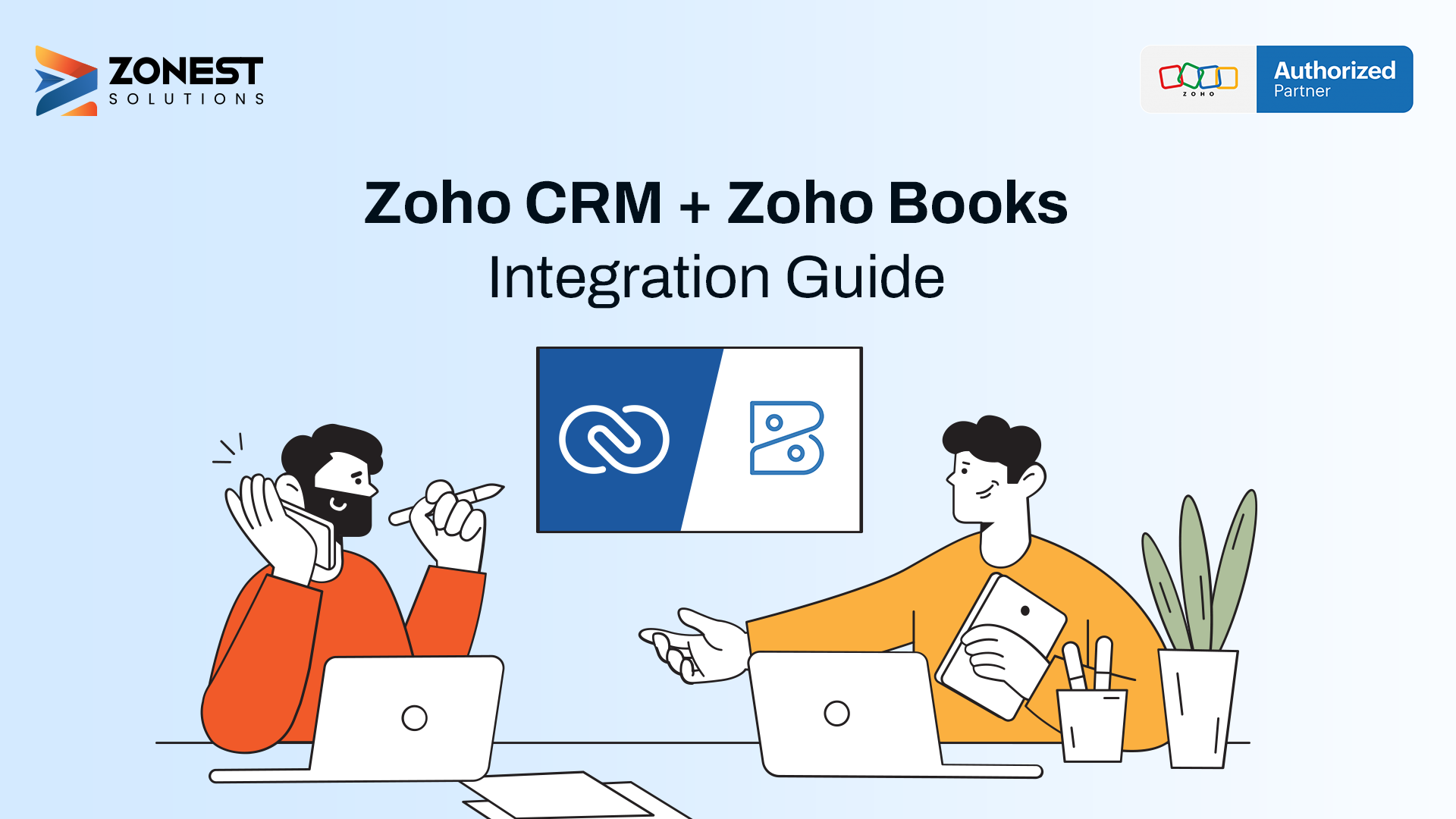 Connect Zoho CRM and Books: A Simple Guide cover