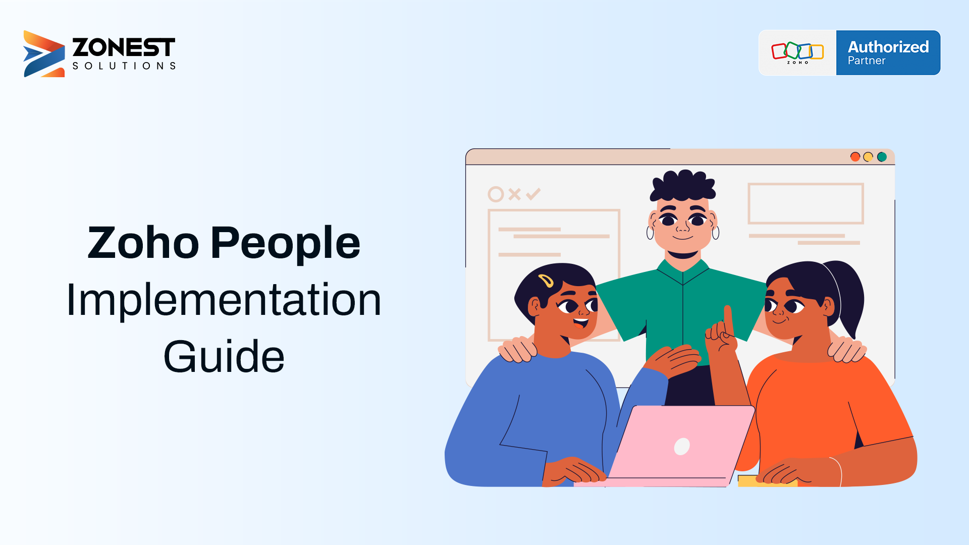 Zoho People Implementation: A Step-by-Step Guide for HR Professionals cover