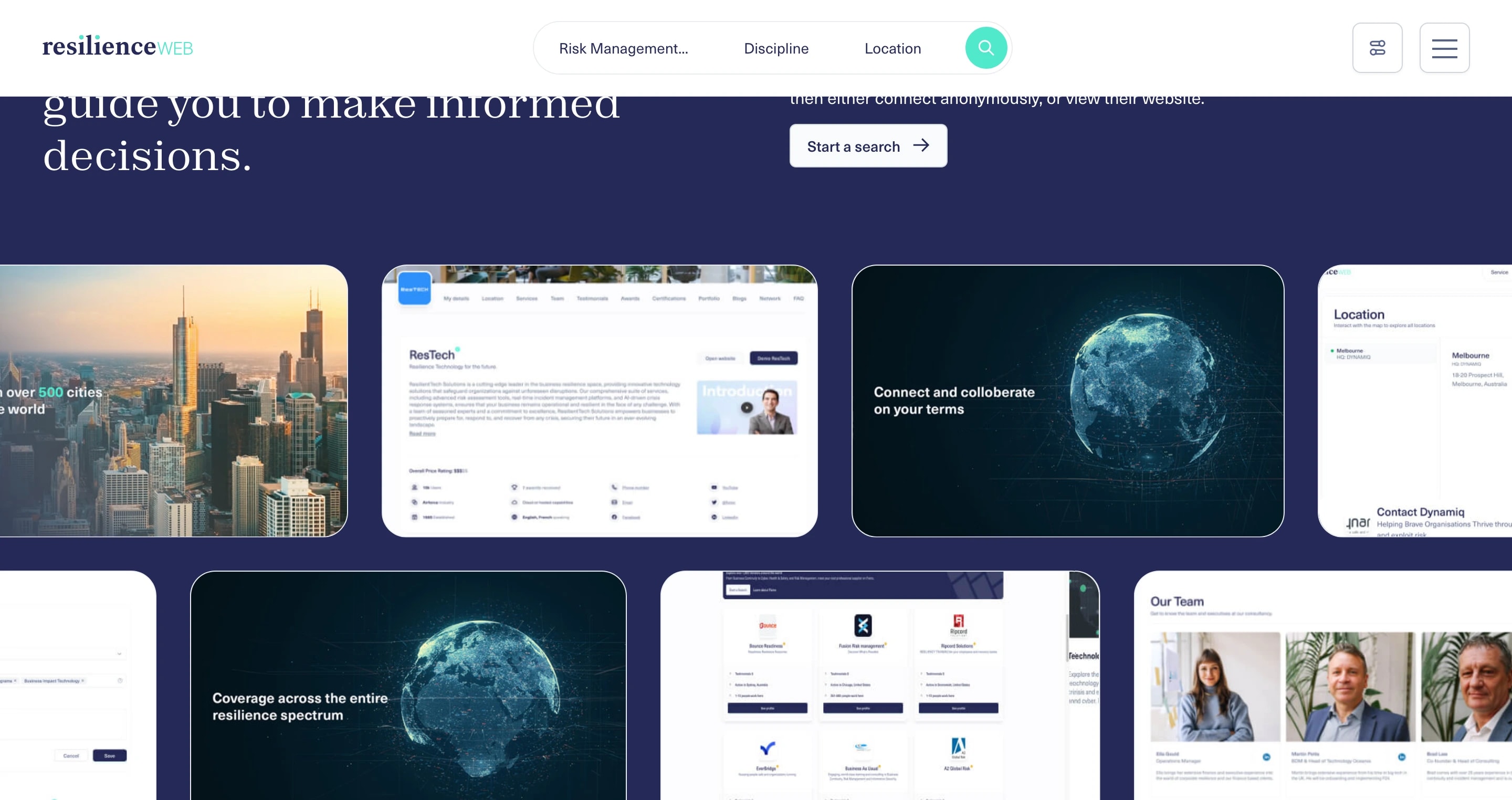 Resilience Web
