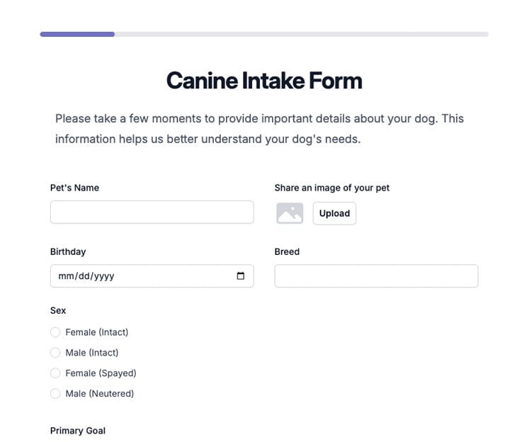 Fetch Form Features