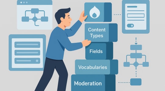 Delivery card for Drupal Configuration Build