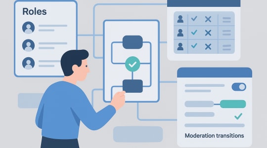 Delivery card for Workflow and Permissions Setup