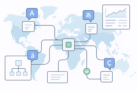 Outcome illustration for Scalable Multi-Region and Multilingual Delivery