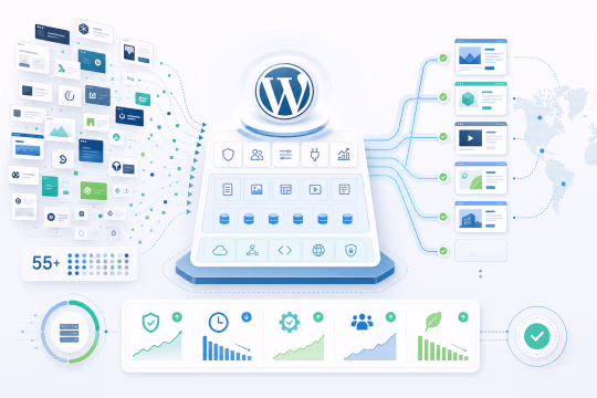 Outcome illustration for 55+ Websites Unified