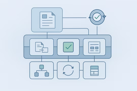 Outcome illustration for Stronger Content Governance & Editorial Workflows