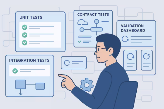 Delivery card for Automated Testing