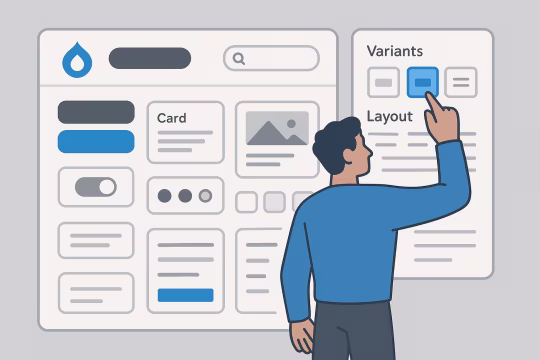 Delivery card for Design System & Component Library